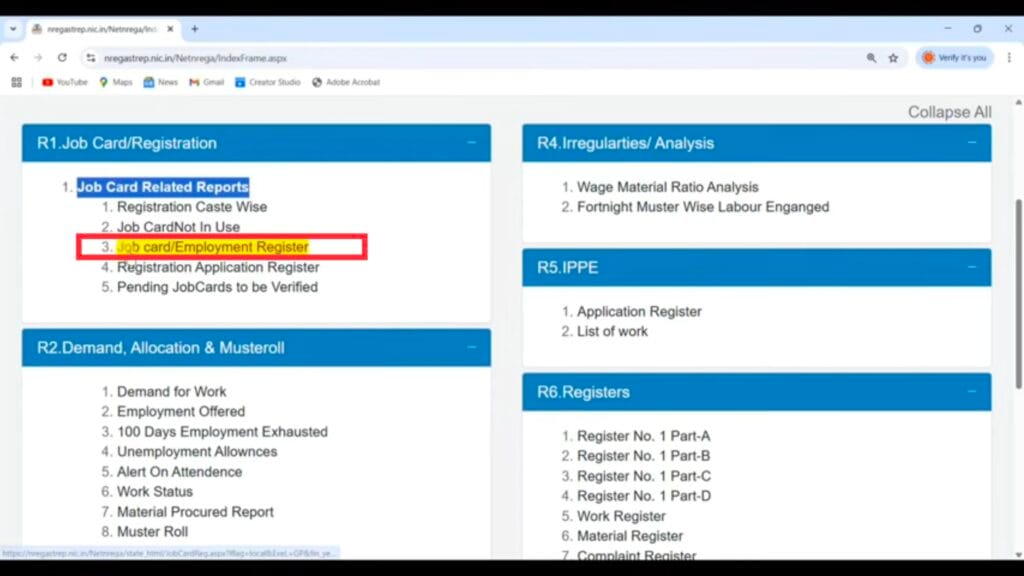 Can I apply for a job card online