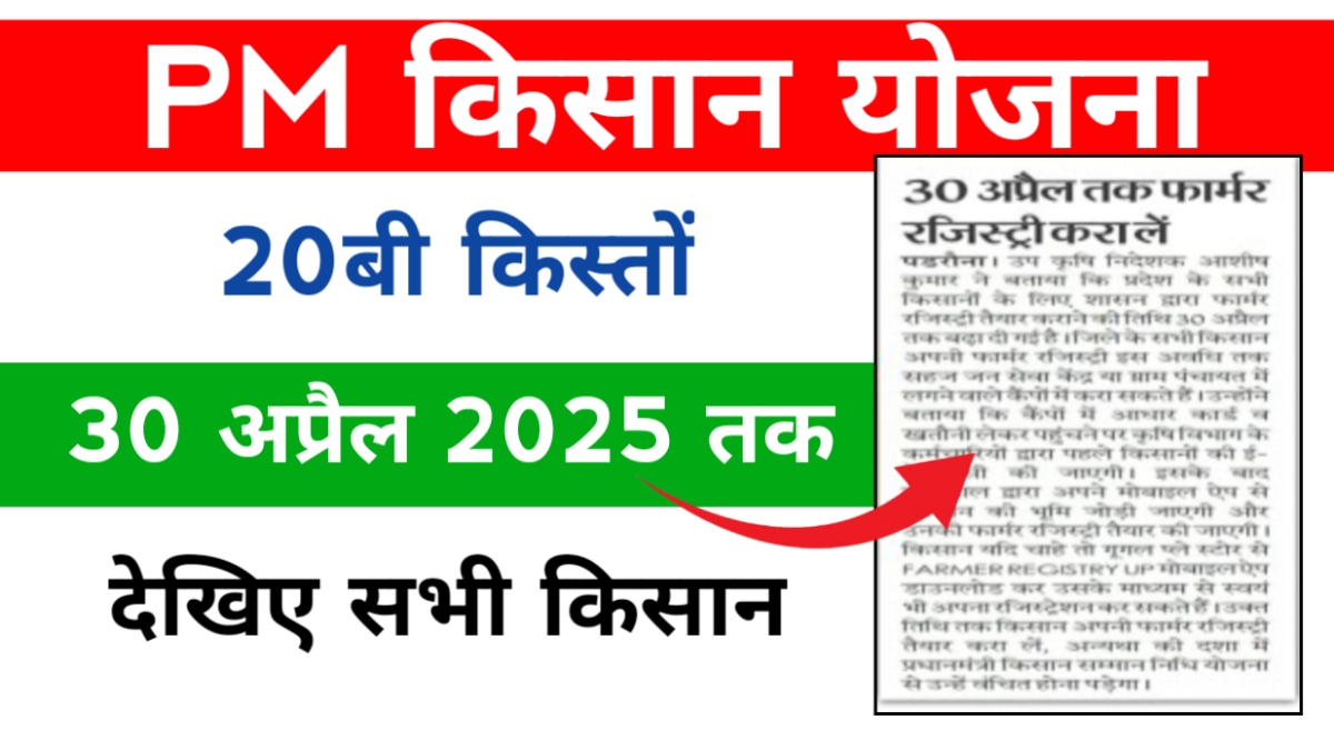 Is PM-KISAN 20th Installment 2025